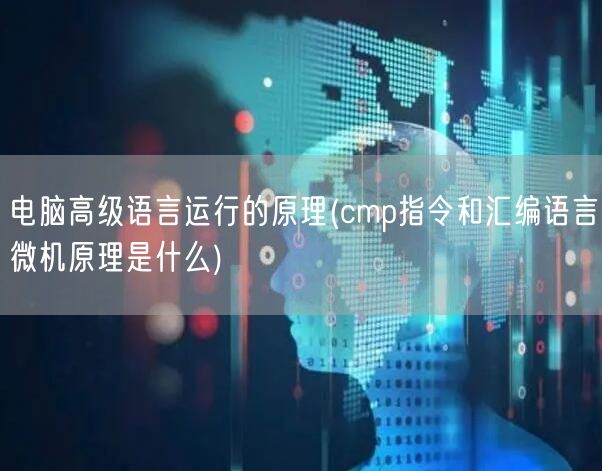 电脑高级语言运行的原理(cmp指令和汇编语言微机原理是什么)