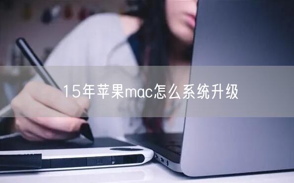 15年苹果mac怎么系统升级