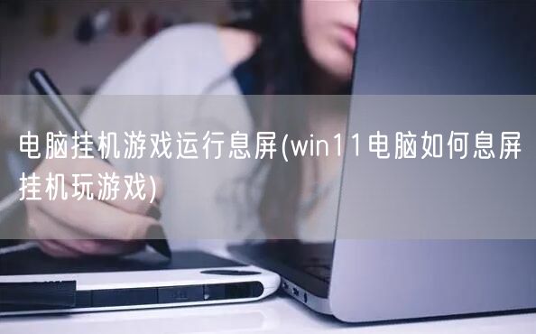 电脑挂机游戏运行息屏(win11电脑如何息屏挂机玩游戏)